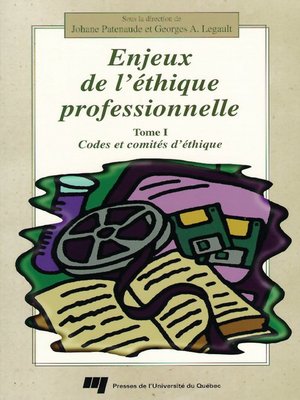 cover image of Enjeux de l'éthique professionnelle - Tome I